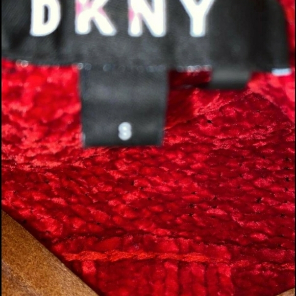 DKNY CHUNKY CHENILLE LOGO SWEATER - Picture 8 of 8